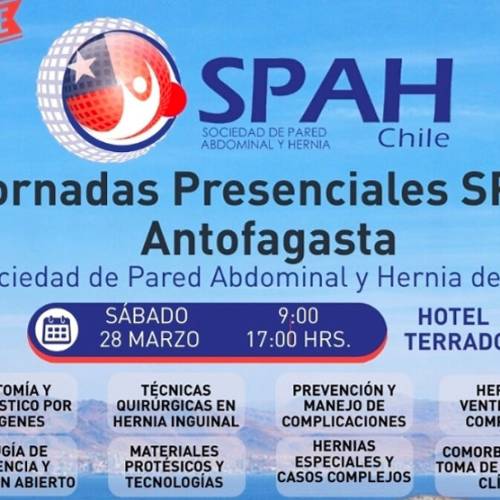 Jornadas Presenciales SPAH Antofagasta – Sociedad de Pared Abdominal y Hernia de Chile