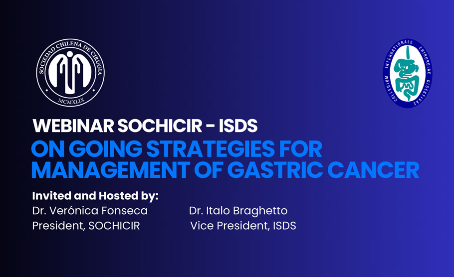 Webinar SOCHICIR – ISDS: “Estrategias actuales para el manejo del cáncer gástrico”